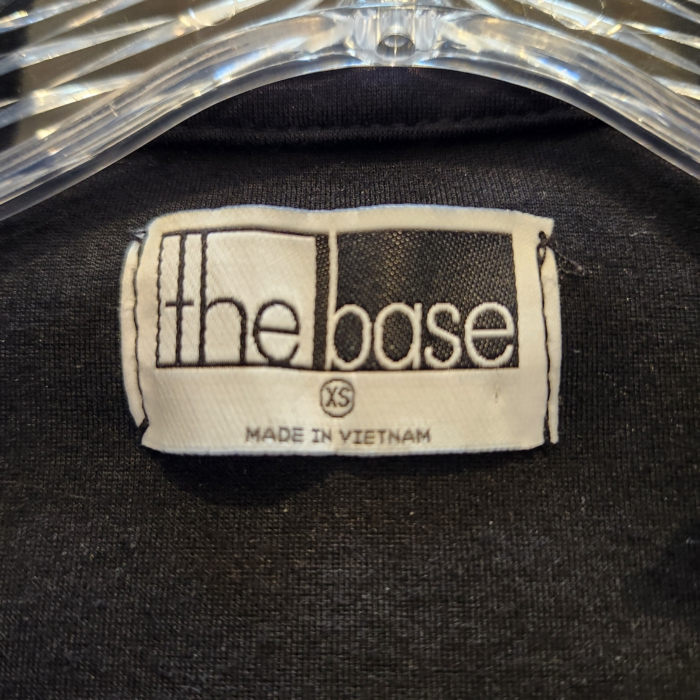 The Base Classic Jet Black Women's Athletic Jacket Size XS - Picture 4 of 4